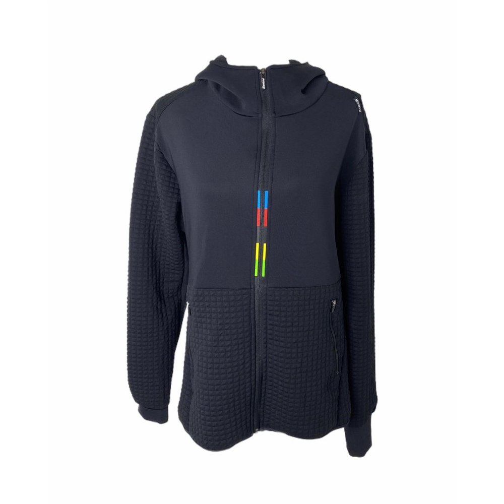 Men’s size XL Santini x UCI Groove athletic Jacket full Zip black mock neck - Picture 1 of 9